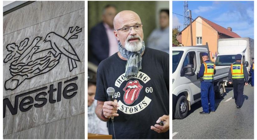 Jelentős változások a Nestlénél, Zacher Gábor a függőségekről és nagyszabású rendőrségi akció