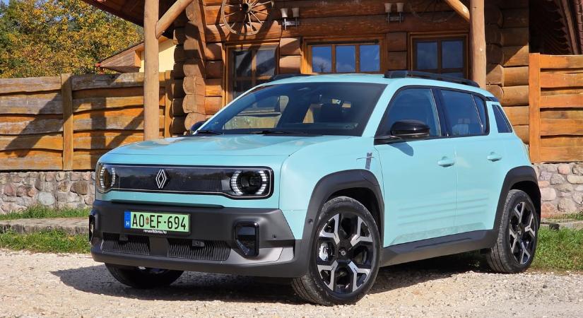 Nem 5-ös alá, hanem 5-ös fölé! Kipróbáltuk a vadonatúj Renault 4-et