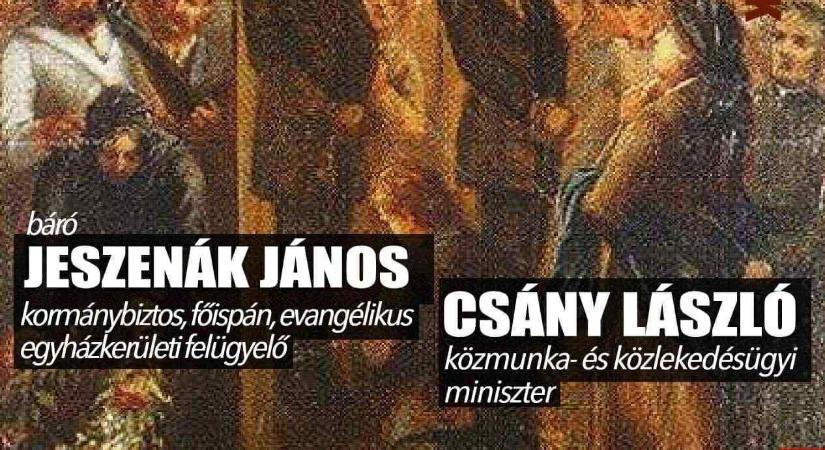 Esterházy János dédapja, a nyitrai főispán, akit Batthyány és az aradi vértanúk után végeztek ki pár nappal