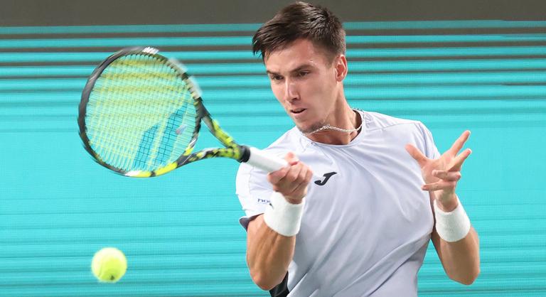 Szettlabdákról kapott ki Marozsán Fábián a korábbi világelső ellen Almatiban