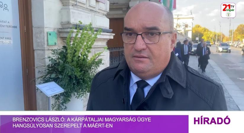 Brenzovics László: a kárpátaljai magyarság ügye hangsúlyosan szerepelt a MÁÉRT-en (videó)