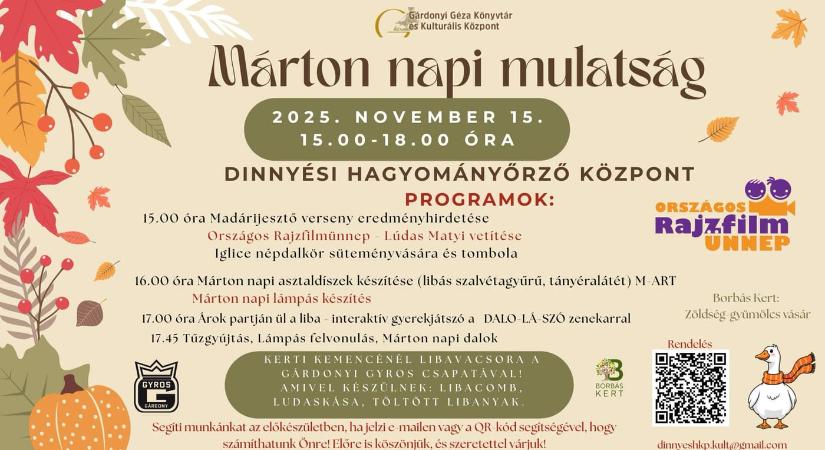 Márton napi Mulatság 2025 Dinnyés