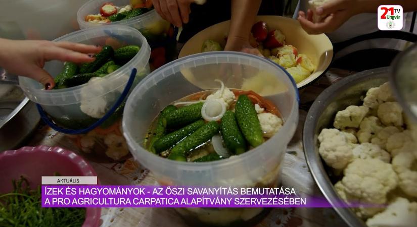Aktuális (2025.10.17) - Ízek és hagyományok - az őszi savanyítás bemutatása a Pro Agricultura Carpatica alapítvány szervezésében (videó)