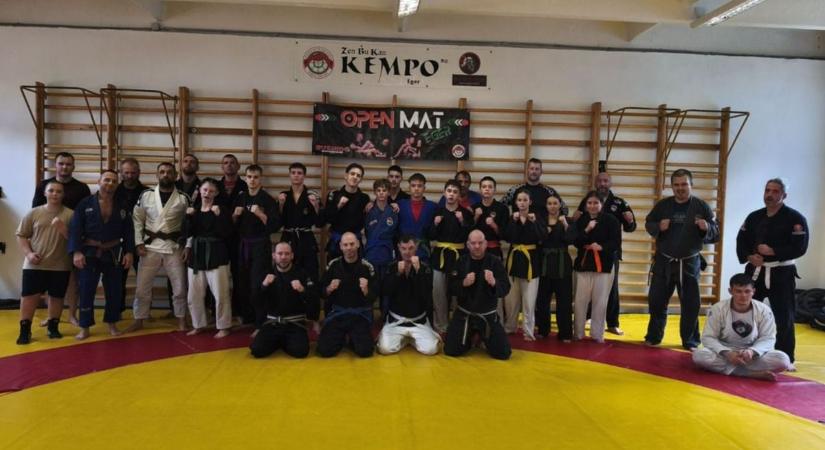 Open Mat Eger: 40 harcos teljesítette a 20x5 perces kihívást