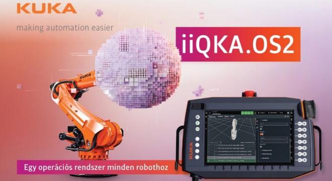 KUKA iiQKA.OS2 virtuális robot-vezérlő a jövő gyártásához