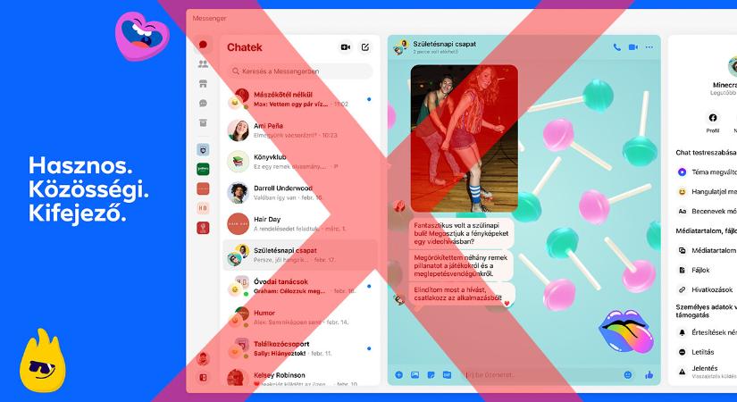 Lelövi a Messengert a Facebook Windowson és Macen