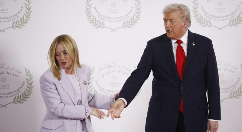 Trump kurtizánjának nevezték Melonit az egyiptomi békecsúcs után
