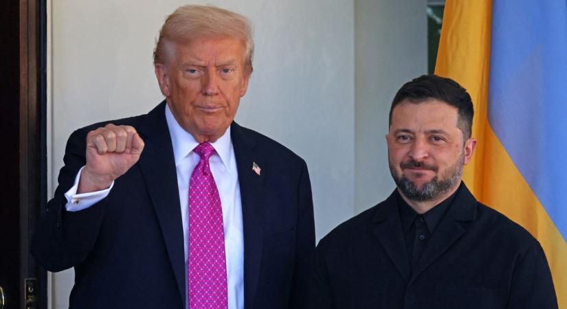 Elkezdődött: Trump fogadta Zelenszkijt a Fehér Házban
