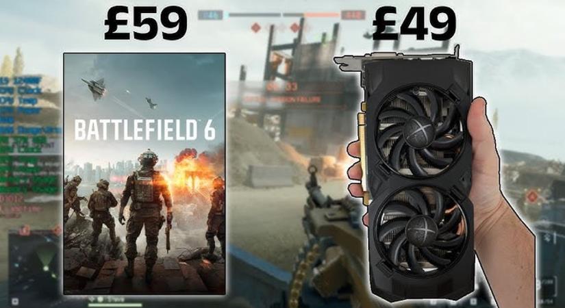 A YouTuber, aki olcsóbb videokártyával futtatta a Battlefield 6-ot, mint amennyibe maga a játék kerül! [VIDEO]