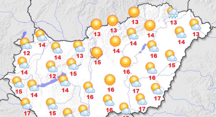 Hidegfront érkezik szombaton