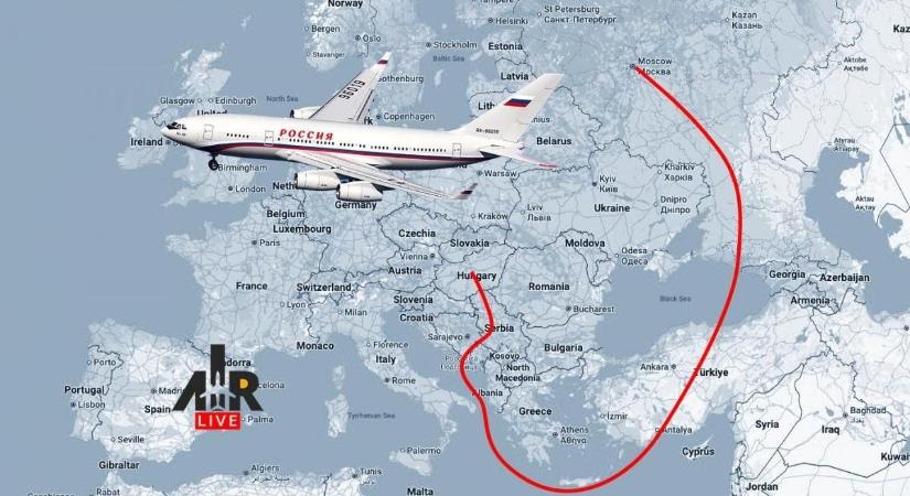 Kiszivárgott Putyin pontos útvonala a budapesti békecsúcsra: brutális kerülőt kell tennie az orosz elnöknek, vadászgépek fogják kísérni – térkép