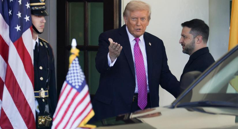 Álljanak meg ott, ahol vannak – szólította fel Donald Trump Ukrajnát és Oroszországot, miután találkozott Volodimir Zelenszkijjel
