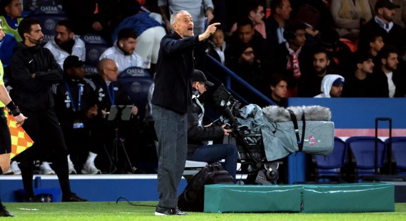 „Tetszik, ahogy játszik a csapata” – Luis Enrique az ellenfelet fényezte a PSG 3-3-as meccse után