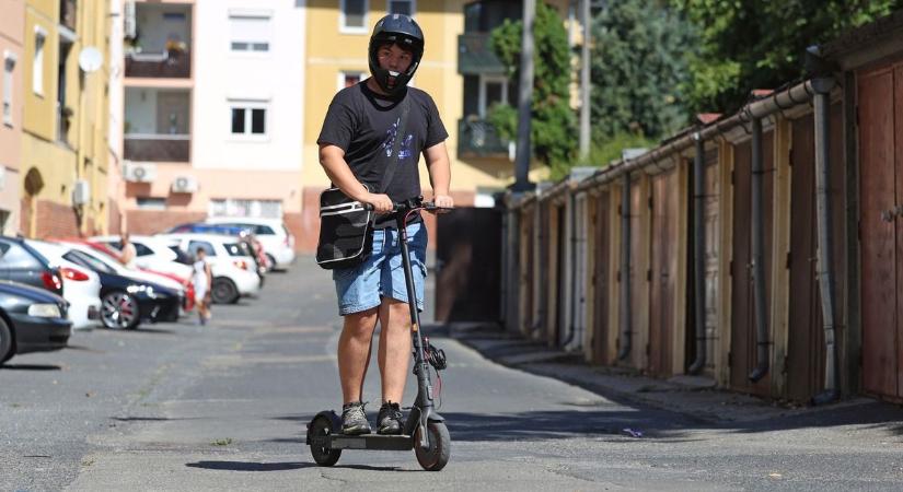 Erre kevesen gondoltak: baj van az elektromos rollerekkel!