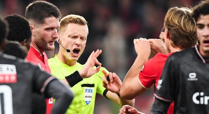 Botrány Belgiumban: megdobták a játékvezetőt, félbeszakadt a meccs