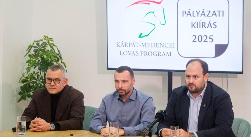 Nacsa Lőrinc: Hatvan lovasegyesületet támogatunk a Kárpát-medencei Lovas Program keretében