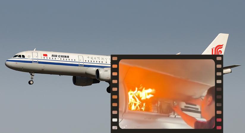 Felgyulladt egy akkumulátor az Air China egyik járatán
