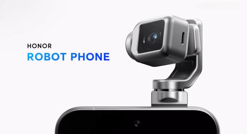 Beharangozták a Honor Robot Phone-t, melynek különlegessége a mozgó gimbal kamera