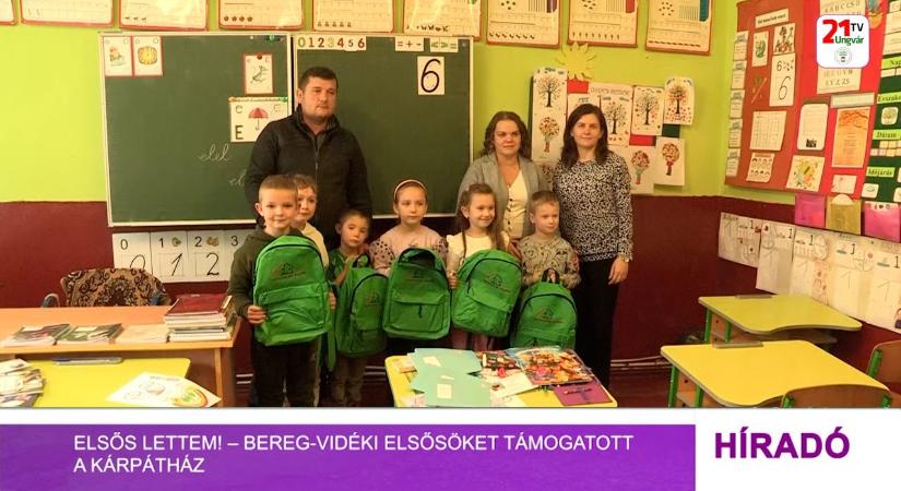 Elsős lettem! – Bereg- vidéki elsősöket támogatott a KárpátHáz (videó)