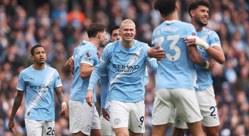 PL: Haaland duplájával győzte le a Manchester City az Evertont – videóval