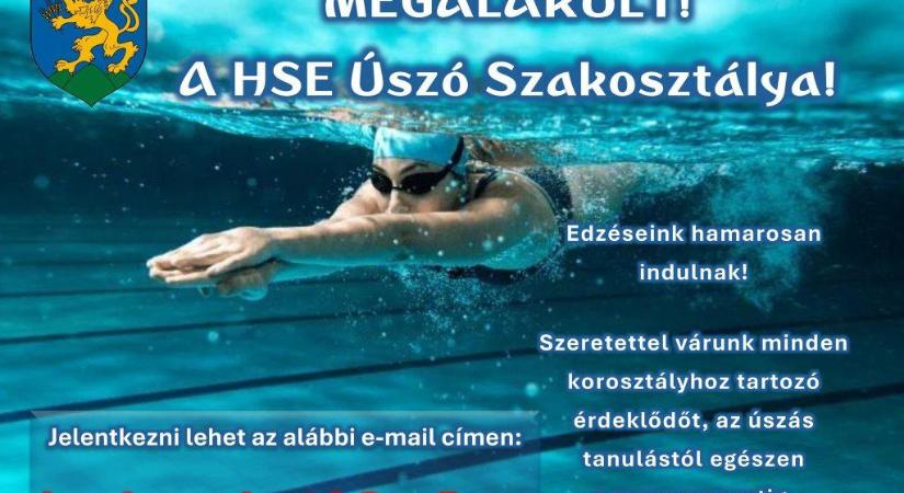 Úszó Szakosztállyal bővült a Hevesi Sportegyesület