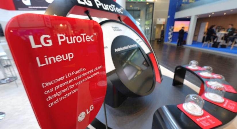 Antimikrobiális anyagot mutatott be az LG a németországi K Show-n