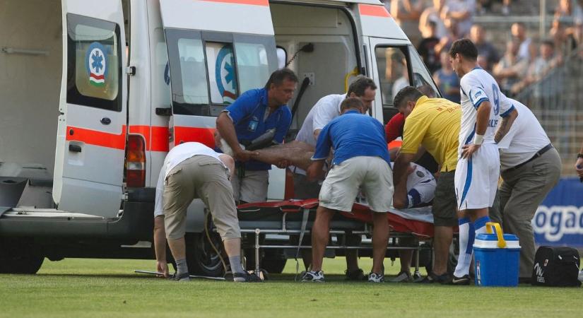 Durva jelenetek: mentő is volt a pályán a hajdú-bihari meccsen!