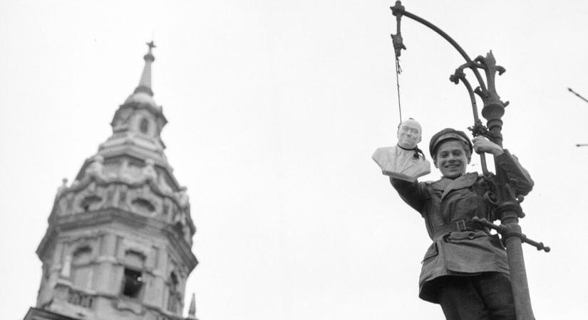 Hallotta a győri lámpavason lógó Rákosi-fej történetét? Felismeri ezt az ’56-os győri fiút? Írja meg nekünk!