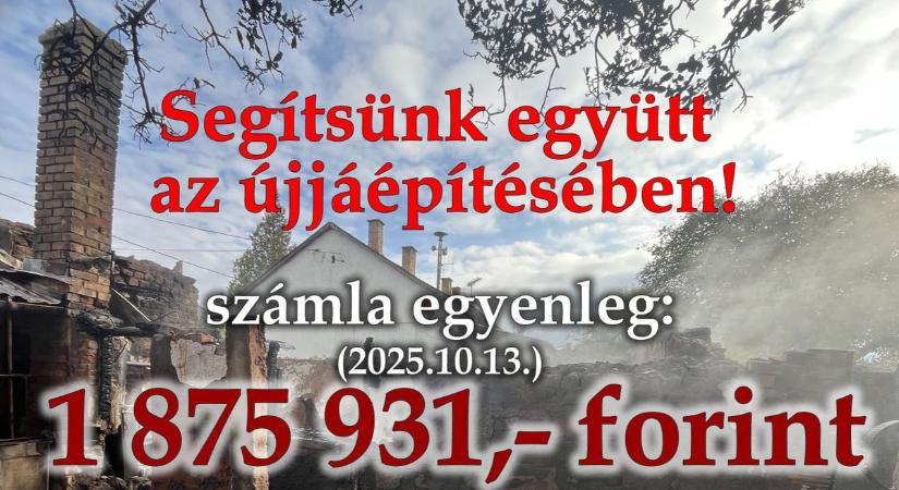 A záhonyiak összefogtak a pusztító tűz után, hogy segítsenek Kati néninek