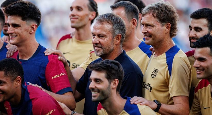 Fellebbez a Barcelona Hansi Flick kiállítása miatt, hogy ott lehessen a Real Madrid ellen