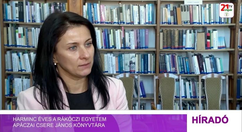 Harminc éves a Rákóczi egyetem Apáczai Csere János könyvtára (videó)