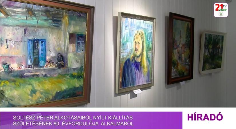 Soltész Péter alkotásaiból nyílt kiállítás születésének 80. évfordulója alkalmából (videó)