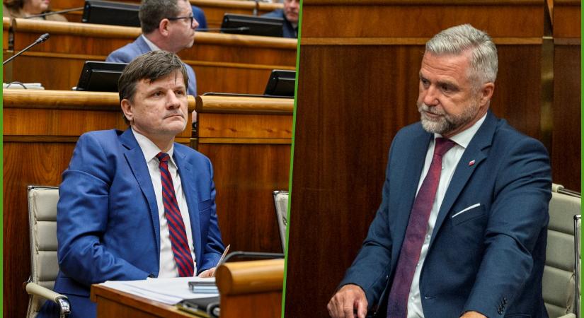 Hlina és Gašpar csapott össze a közmédia vitaműsorában – a személyeskedésé volt a főszerep