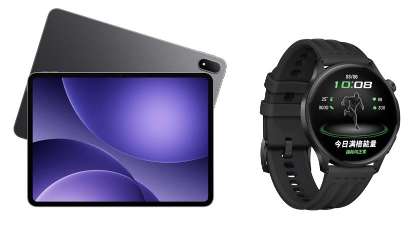 Bejelentették az Oppo Pad 5 táblagépet és a Watch S okosórát is