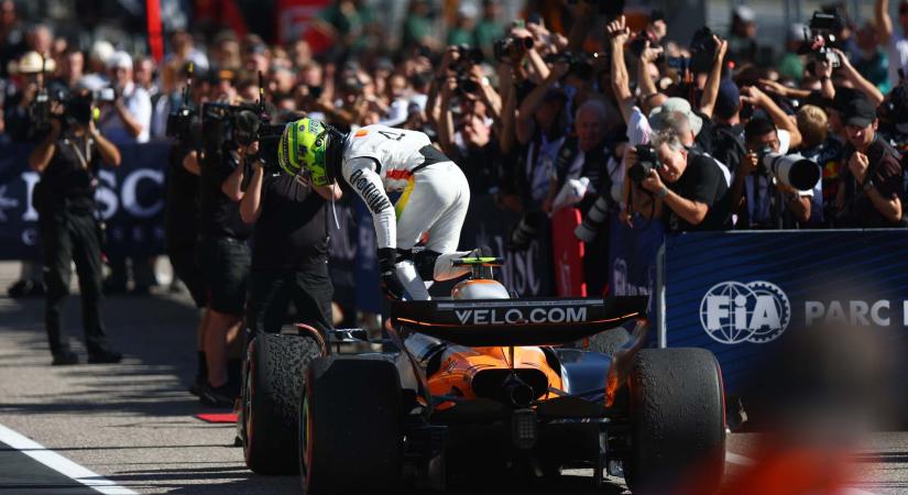 Norris: „Elég sokáig tartott, mire megelőztem Leclerc-t!”