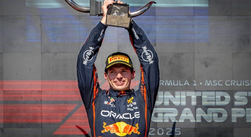 Érinthetetlen volt Verstappen Austinban