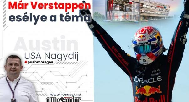 USA Nagydíj: Már Verstappen esélye a téma