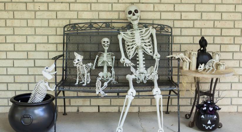 Haláli! Ezektől a halloween csontváz dekorációktól garantáltan odalesznek a szomszédok