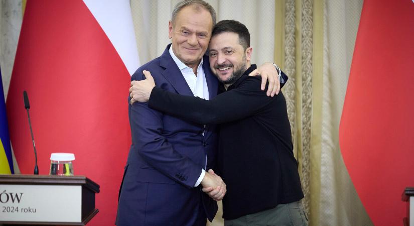 Donald Tusk: az ukrán elnökre nem szabad nyomást gyakorolni a területi engedmények végett