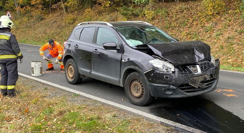 Ráfutásos baleset – egy nő könnyebb sérülést szenvedett