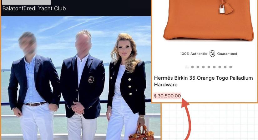 Tízmilliós Birkin táskával dobta fel vitorlás szettjét Szalai Vivien
