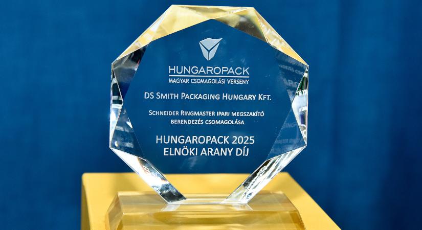 Hatszoros Hungaropack-díjas lett a DS Smith – új szintre emeli a fenntartható csomagolás innovációját