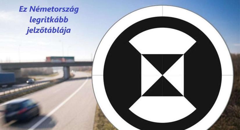Így néz ki Németország legritkább közúti táblája