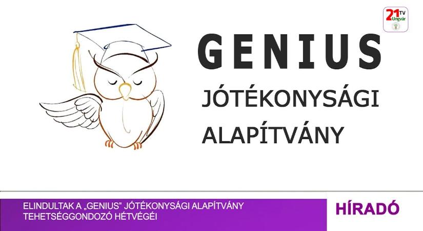 Elindultak a „GENIUS” Jótékonysági Alapítvány tehetséggondozó hétvégéi (videó)