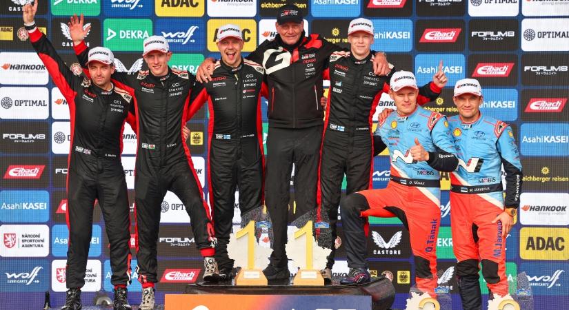 Kettős győzelemmel világbajnok a Toyota a WRC-ben