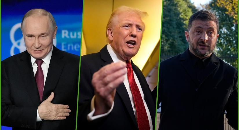Zelenszkij elutasítja a Donbasz feladását, Trump a frontvonal befagyasztását javasolja