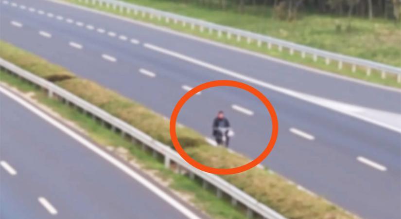 Nem hittünk a szemünknek: így „fedezte fel” valaki az M30-ast kerékpárral