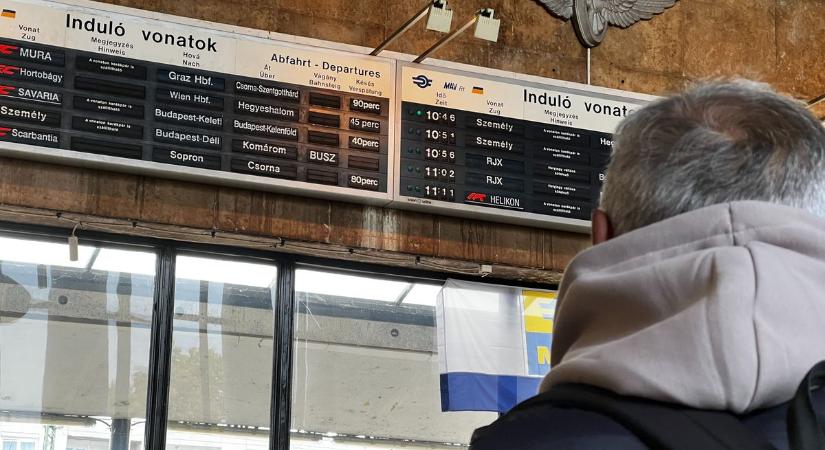 Káosz a győri vasútvonalon