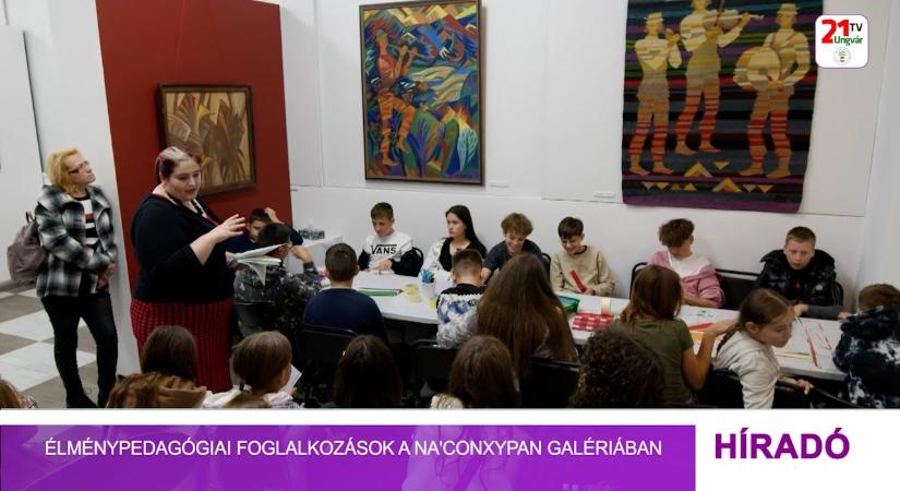 Élménypedagógiai foglalkozások a Na#039;Conxypan Galériában (videó)
