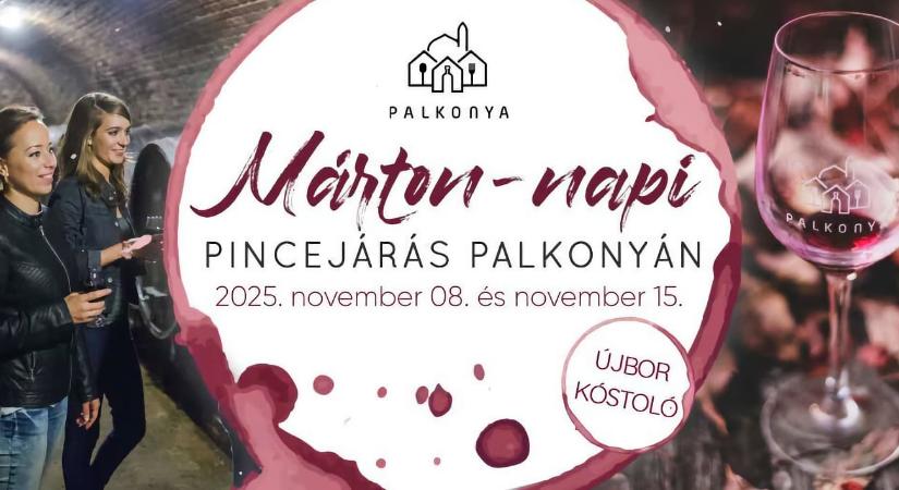 Márton-napi pincejárás Palkonyán 2025